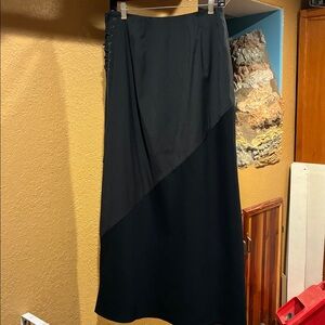 Mid calf skirt.